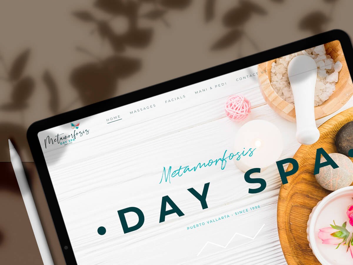 Metamorphosis Day Spa - Web Design Brewed Marketing