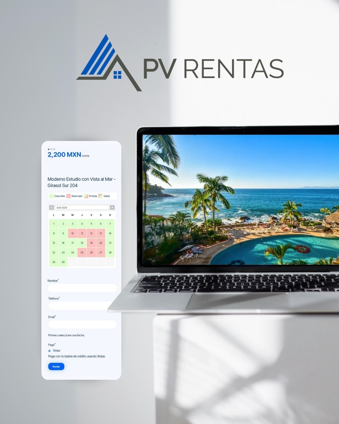 PV Rentas - Web Design Brewed Marketing