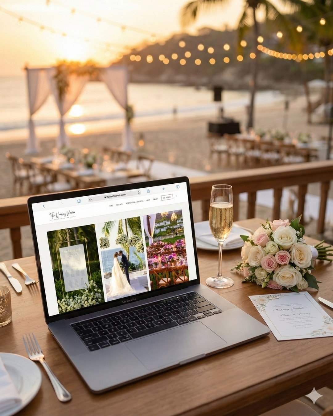 The Wedding Mexico - Web Design Brewed Marketing