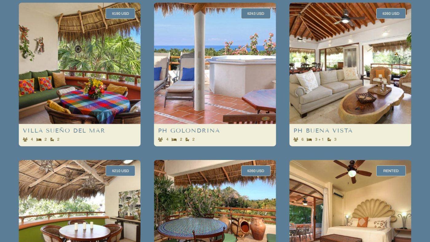 Los Almendros Sayulita — captura 2