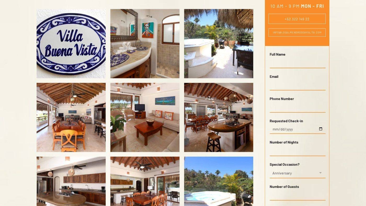 Los Almendros Sayulita — captura 3