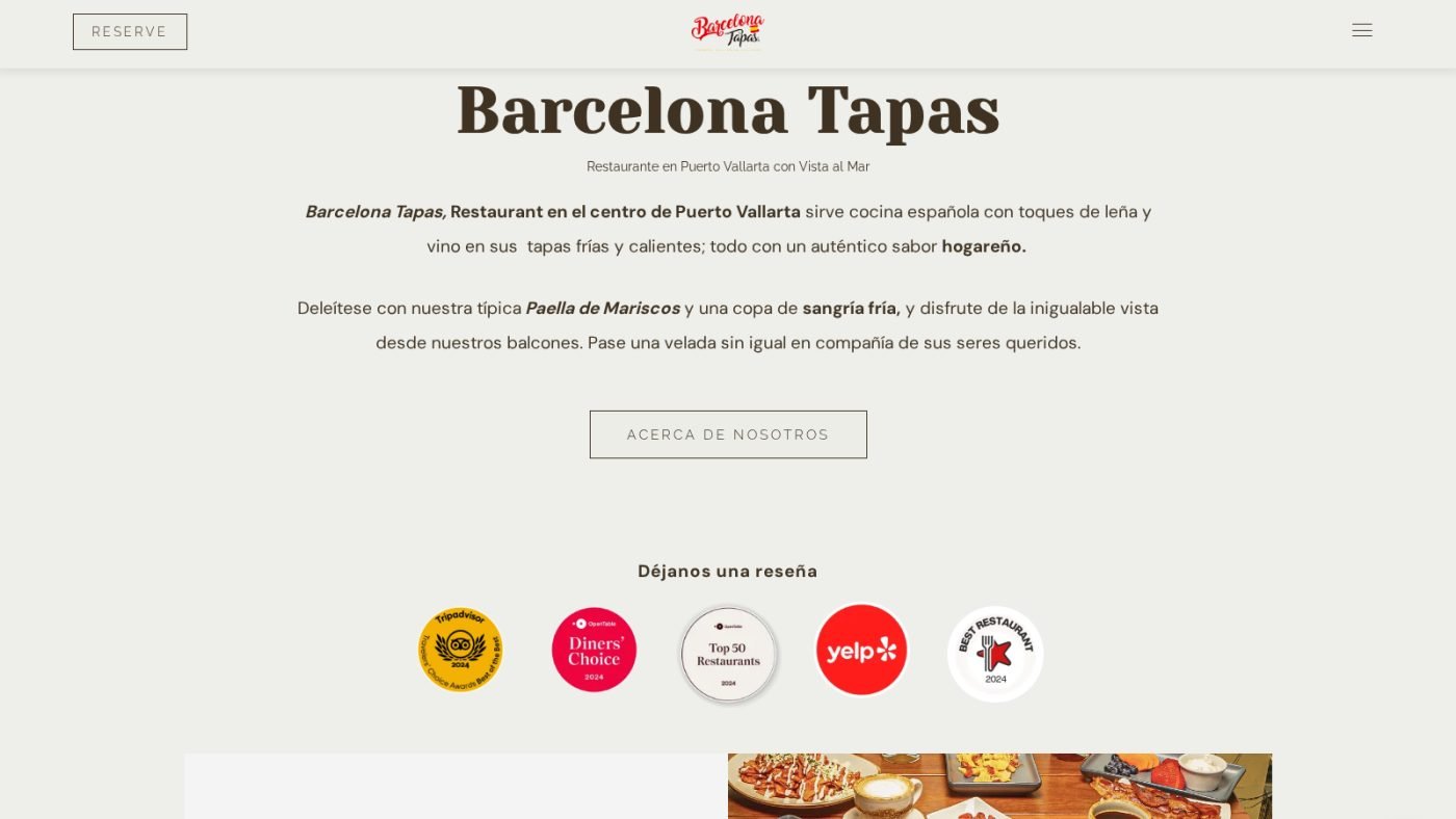 Barcelona Tapas — captura 1