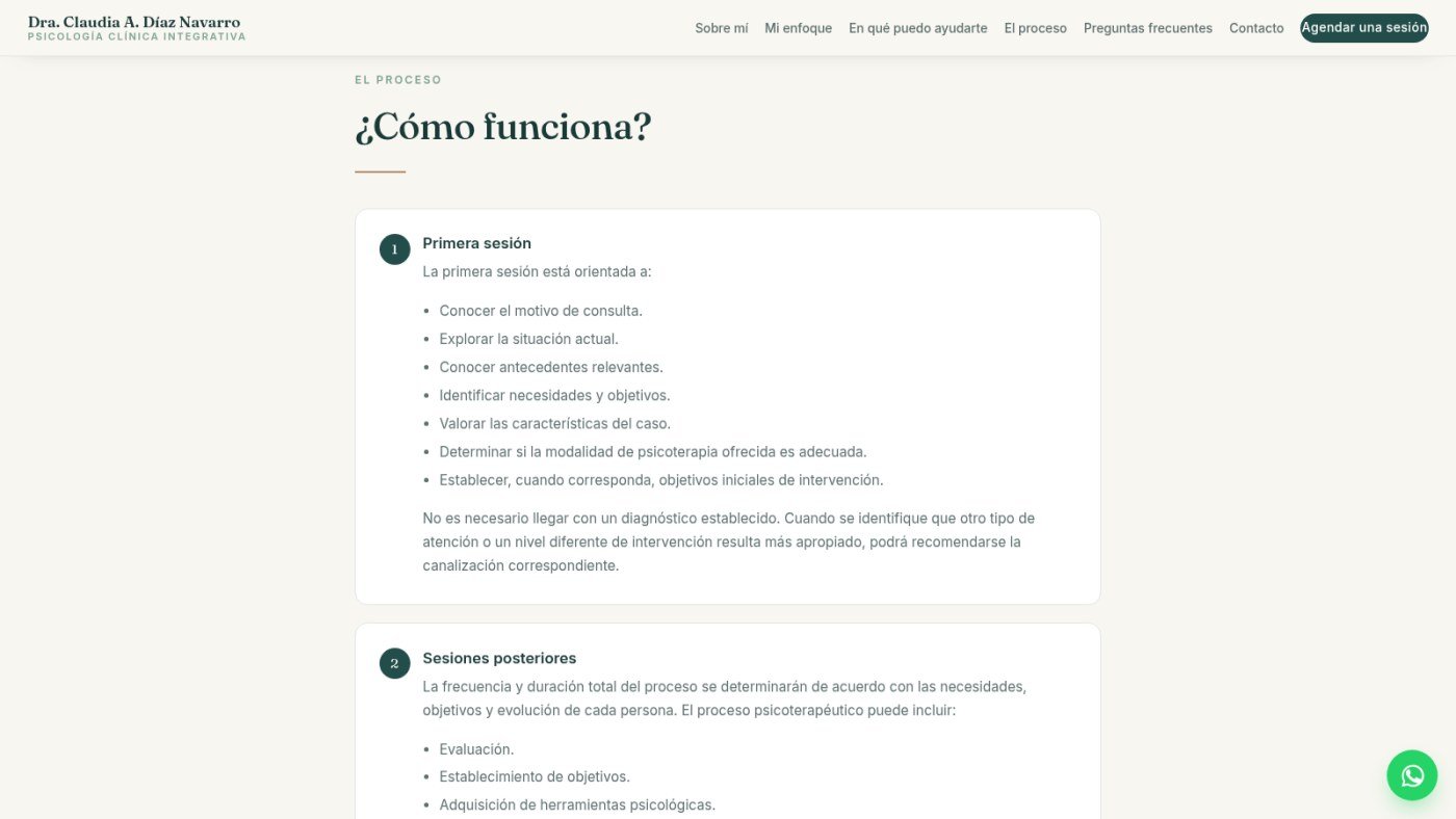 Dra. Claudia Díaz Navarro — captura 5