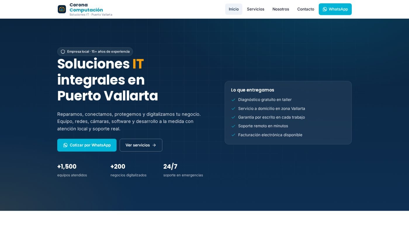 Corona Computación — screenshot 1