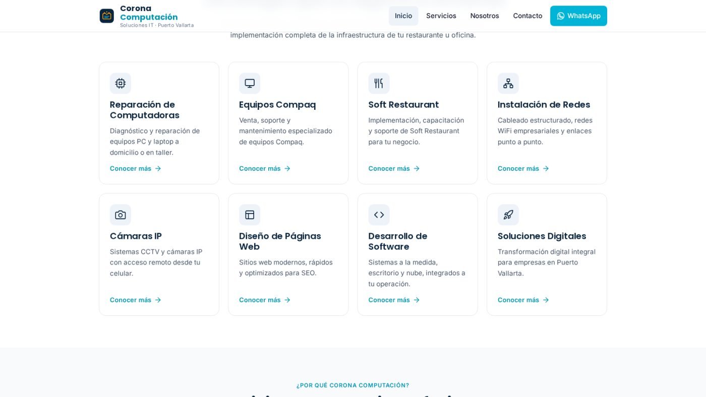 Corona Computación — screenshot 2