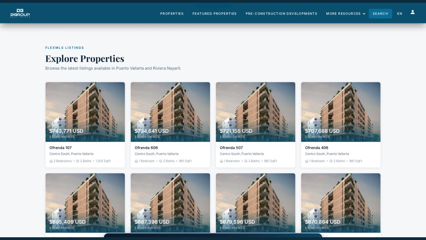 D'Group Real Estate — captura 3
