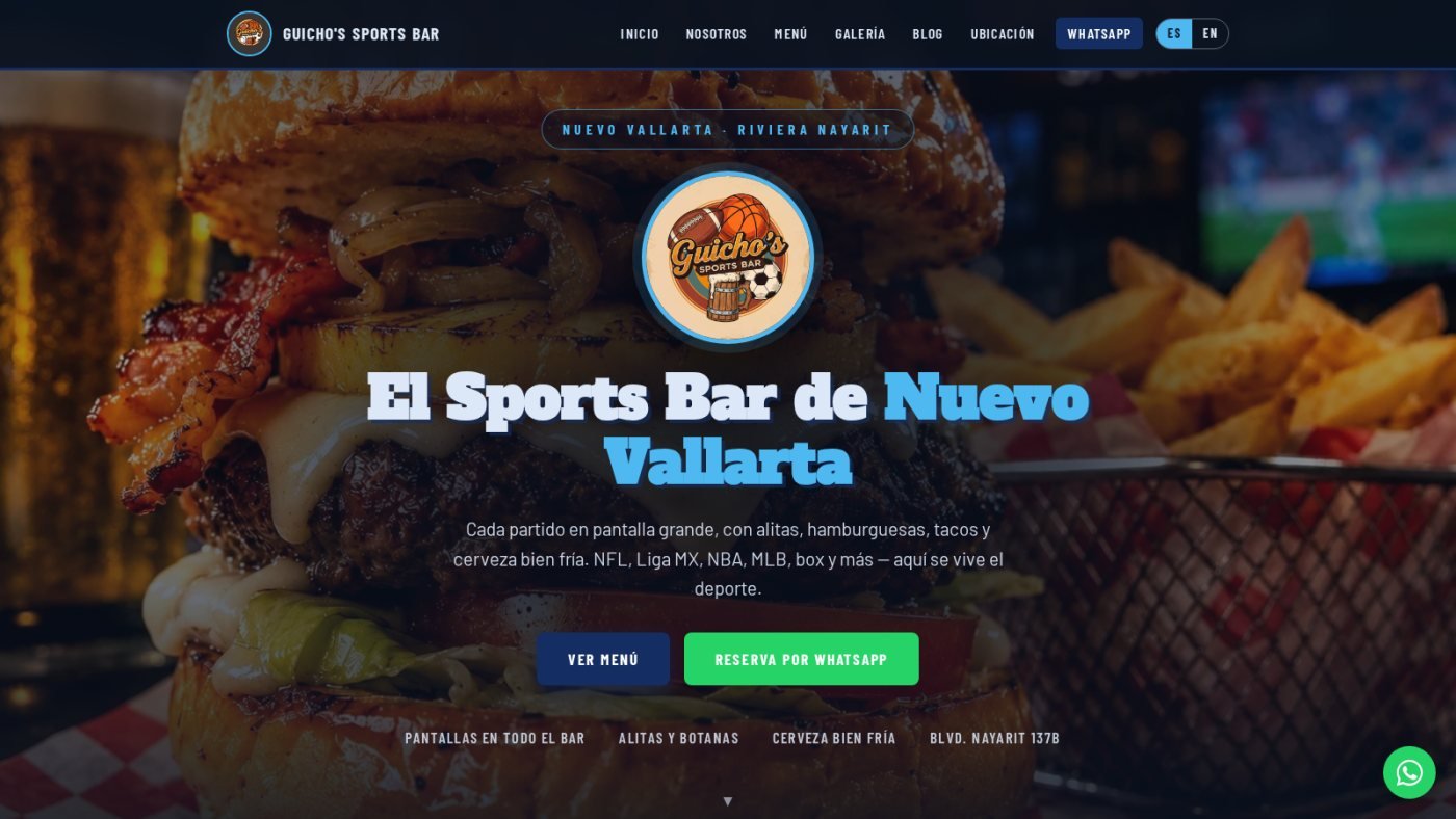 Guicho's Sports Bar — captura 1