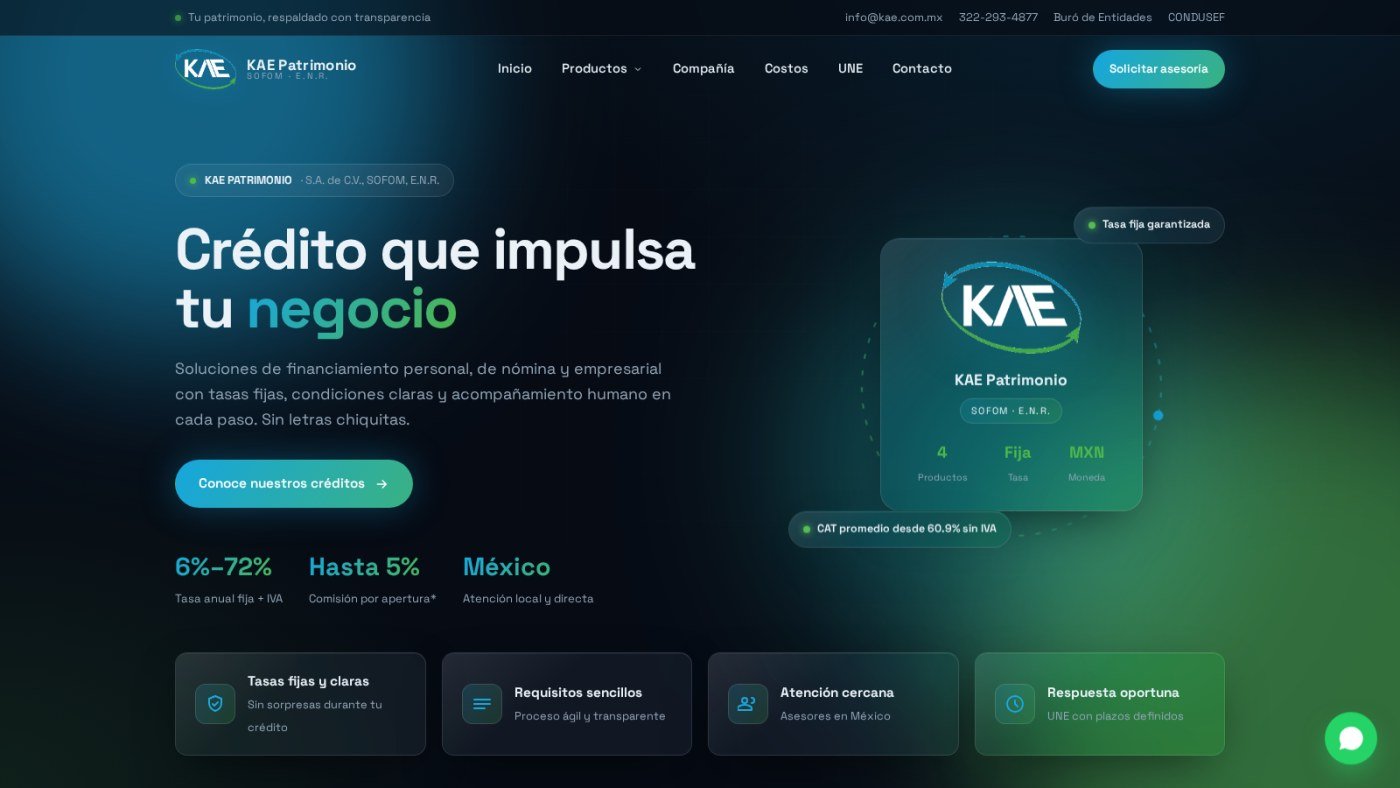 KAE Patrimonio — captura 1