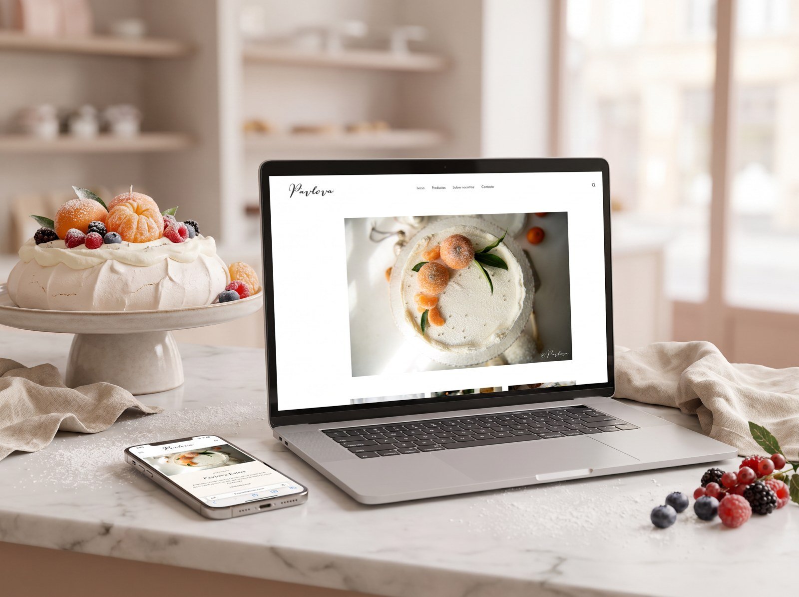 Pavlova Pastelería