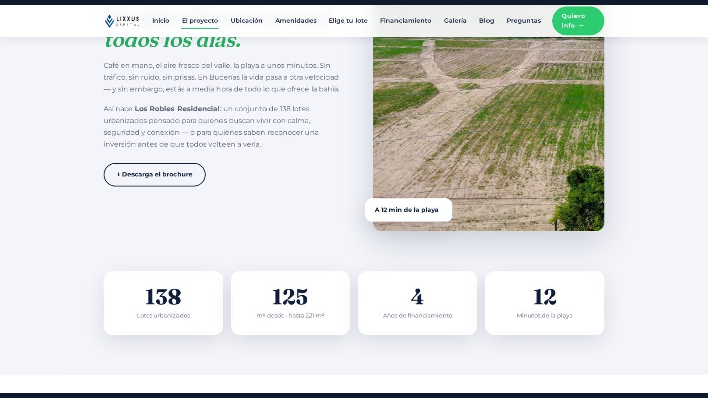 Los Robles Residencial — captura 2